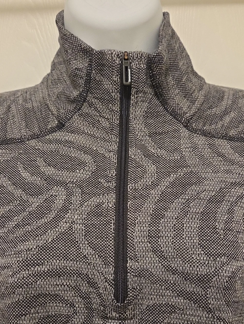 Smartwool Midweight Pattern Zip Top XL - Picture 2 of 6